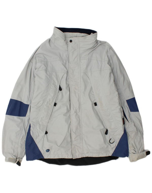 Giacca a vento da uomo Columbia UK 40 Large in nylon color block blu