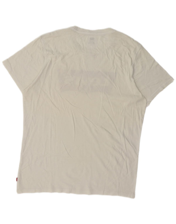 T-shirt grafica da uomo Levi's Top grande bianca