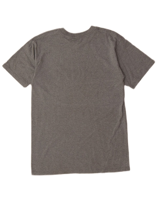 T-shirt grafica da uomo Vans Top Small in cotone grigio