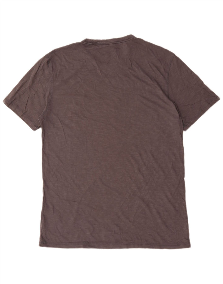 T-shirt da uomo Hugo Boss Top grande in cotone grigio
