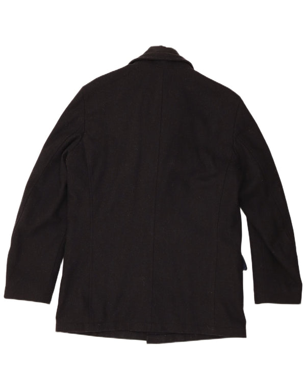 Cappotto giacca a vento da uomo Pierre Cardin IT 50 Large in lana blu navy