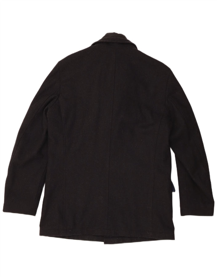 Cappotto giacca a vento da uomo Pierre Cardin IT 50 Large in lana blu navy