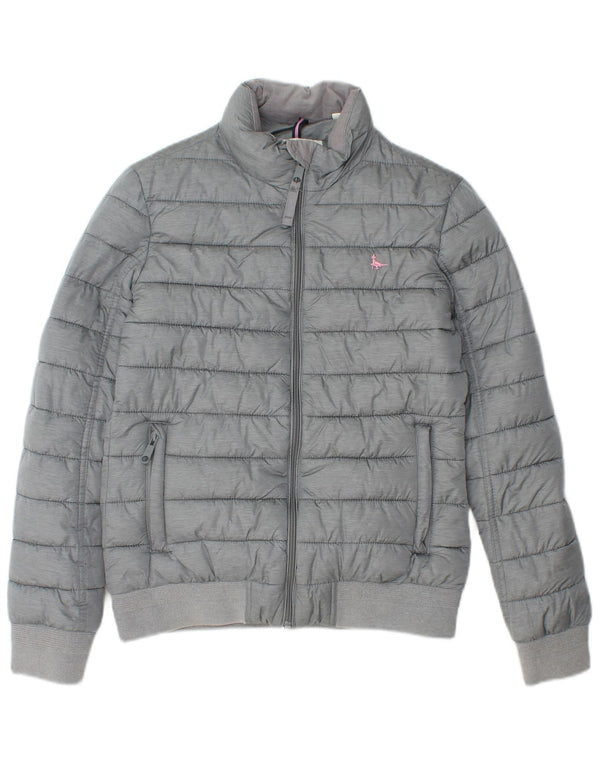 Giacca imbottita da donna JACK WILLS UK 8 Small Poliestere grigio