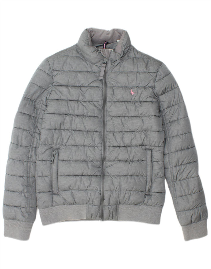 Giacca imbottita da donna JACK WILLS UK 8 Small Poliestere grigio