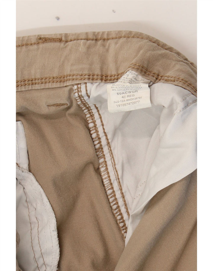 WRANGLER Mens Cargo Shorts W32 Medium  Beige Cotton Vintage Wrangler and Second-Hand Wrangler from Messina Hembry 