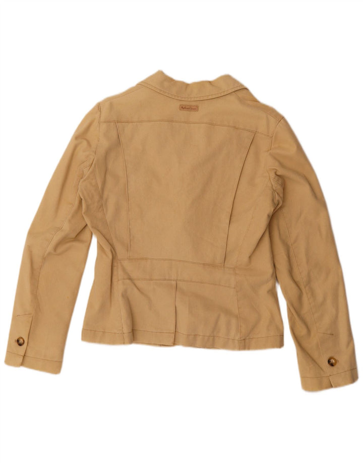 Giacca blazer a 3 bottoni da donna Marlboro Classics EU 46 XL Cotone beige