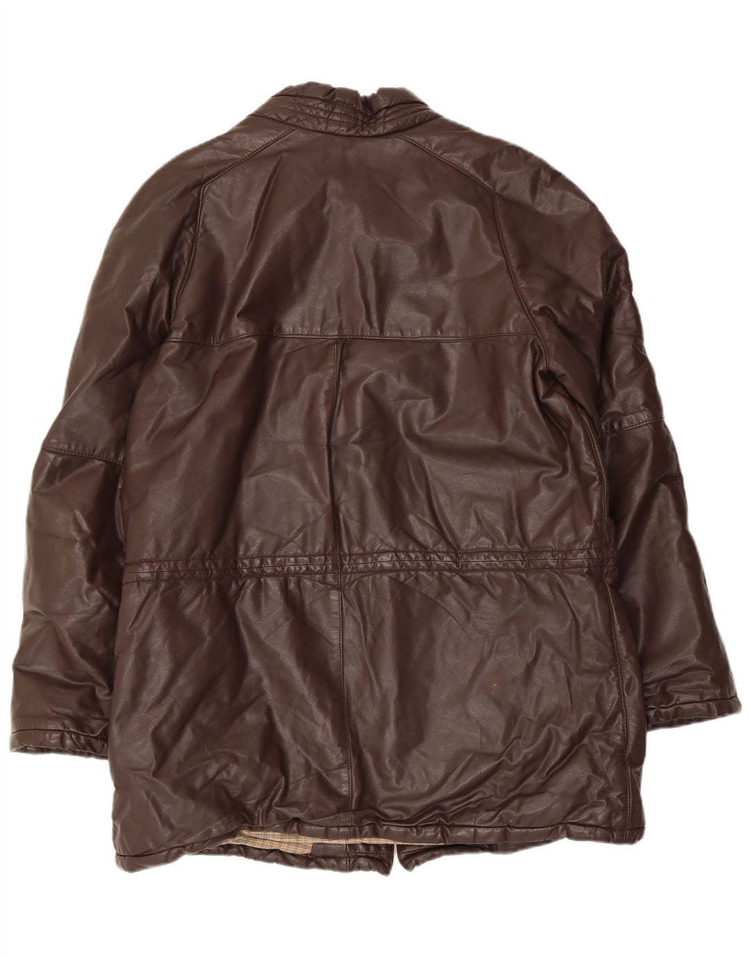 Giacca in pelle da uomo Monpel IT 48 in pelle marrone medio