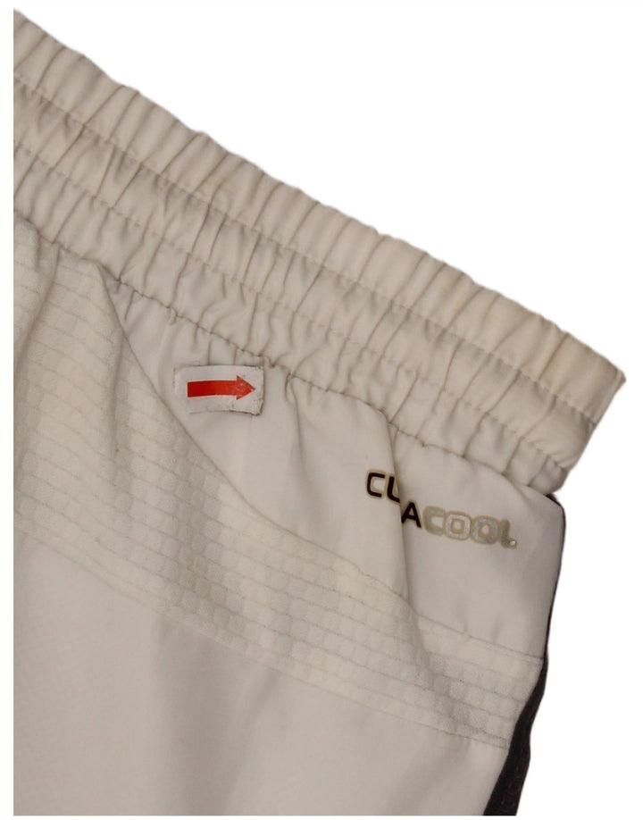 Pantaloncini sportivi ADIDAS Clima 365 da uomo, poliestere color block bianco medio