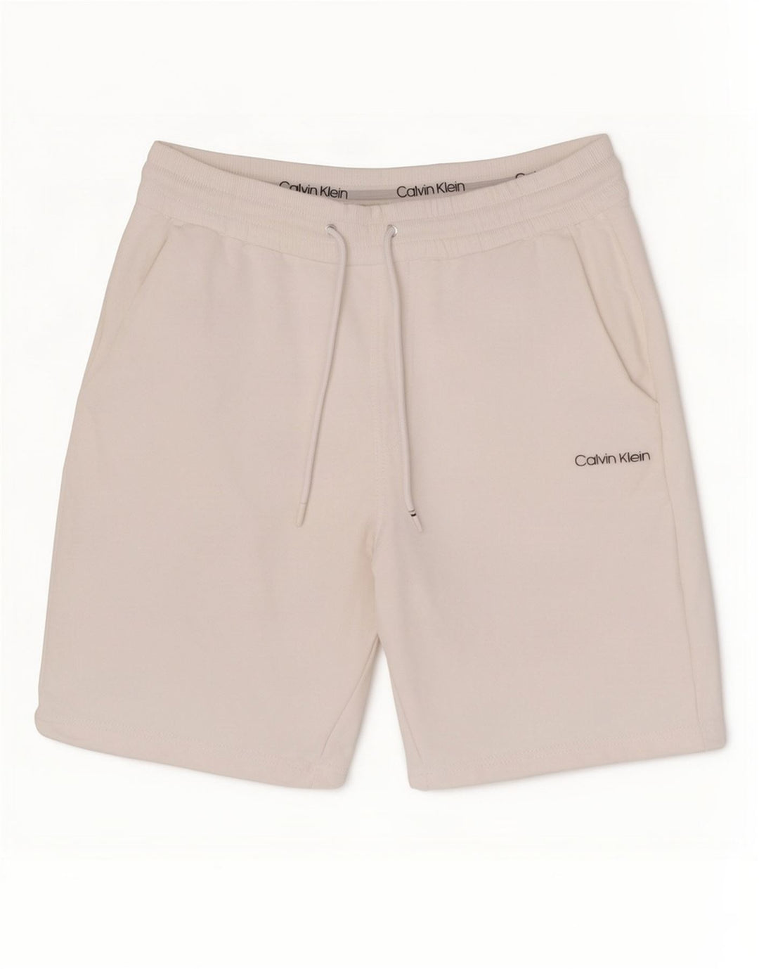 Pantaloncini sportivi da uomo Calvin Klein grandi in cotone bianco