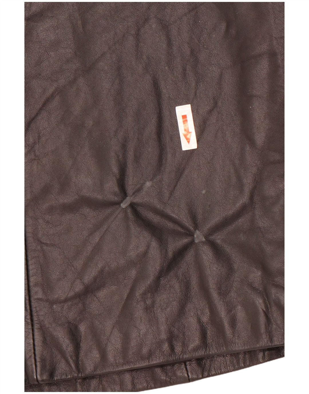 Giacca in pelle da donna vintage IT 42 media in pelle nera