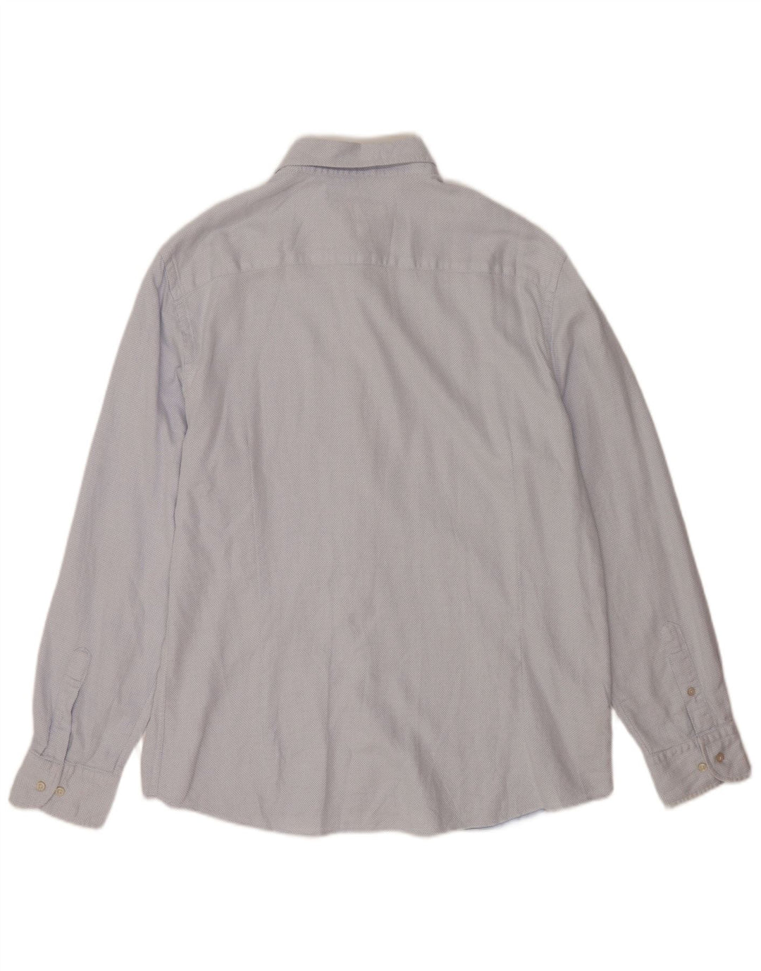Camicia Uomo Massimo Dutti 2XL Cotone Maculato Blu