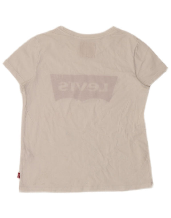 Levi's Boys Graphic T-Shirt Top 13-14 Years White Cotton