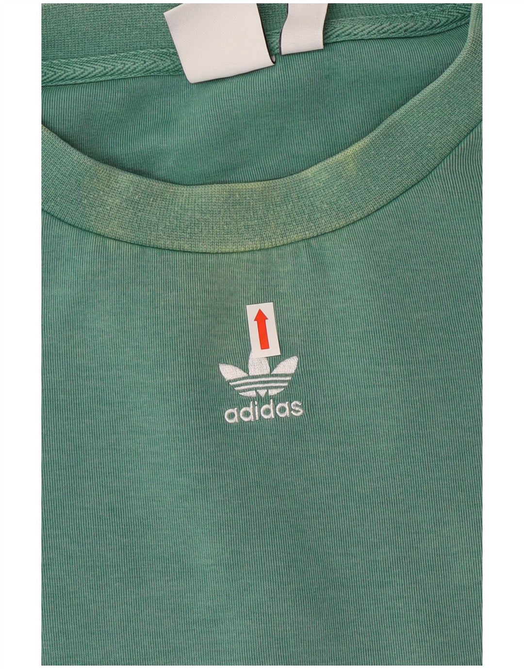 Felpa da donna Adidas Jumper UK 8 Small Green Cotton