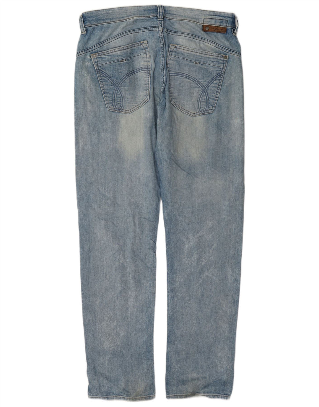 Jeans dritti da uomo Calvin Klein W32 L34 cotone blu