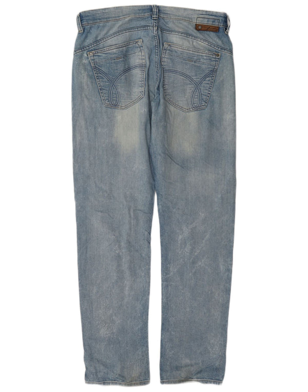 Jeans dritti da uomo Calvin Klein W32 L34 cotone blu