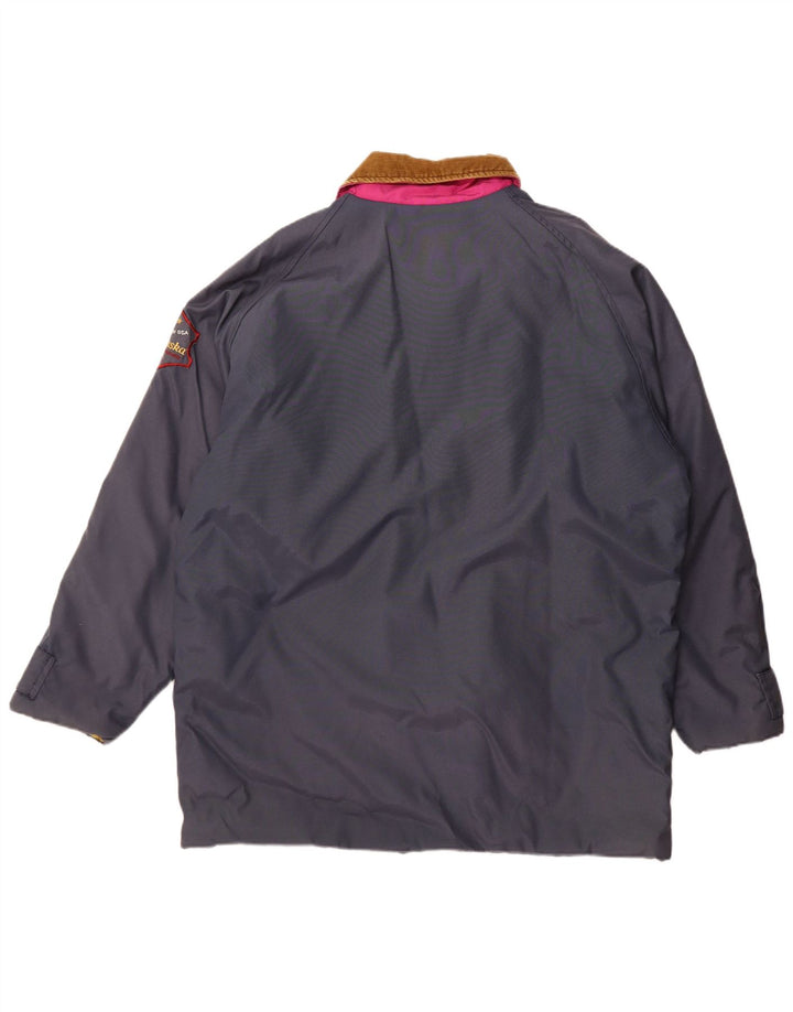 Giacca a vento da uomo Carrera UK 42 XL Blu navy color block in poliammide