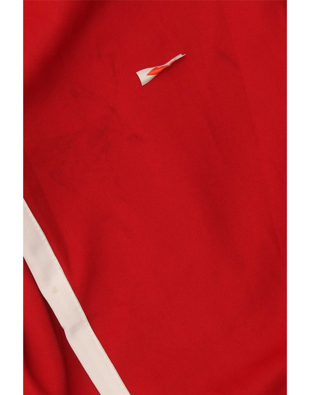 Giacca da tuta da uomo Zara grande in poliestere color block rosso