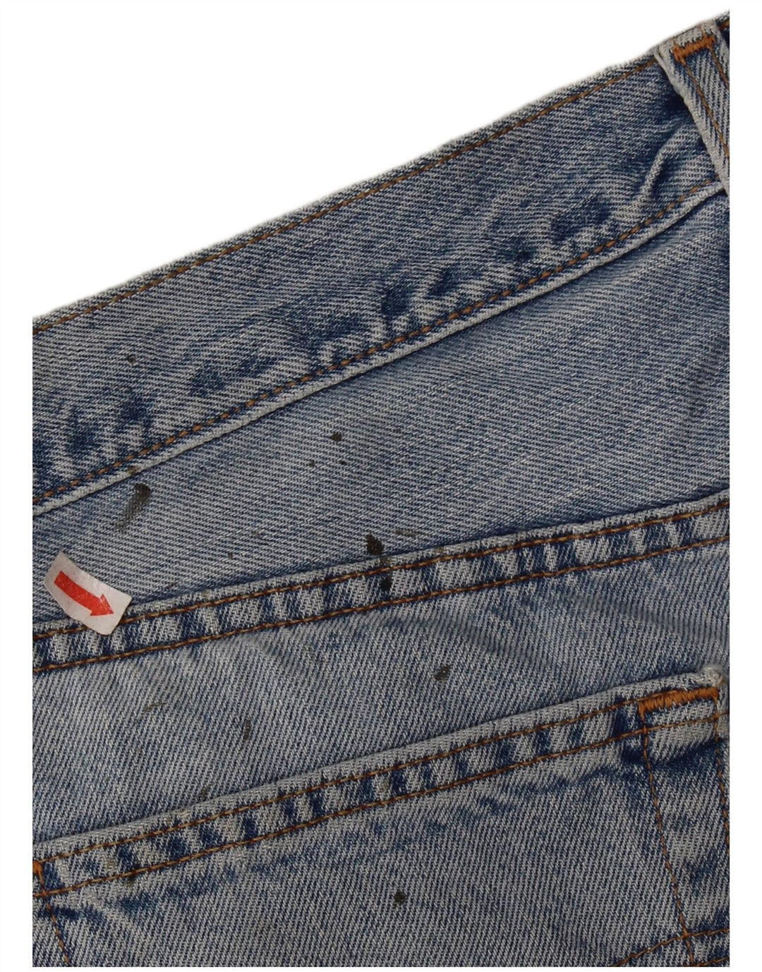 LEVI'S Pantaloncini di jeans 501 da uomo W36 grandi in cotone blu