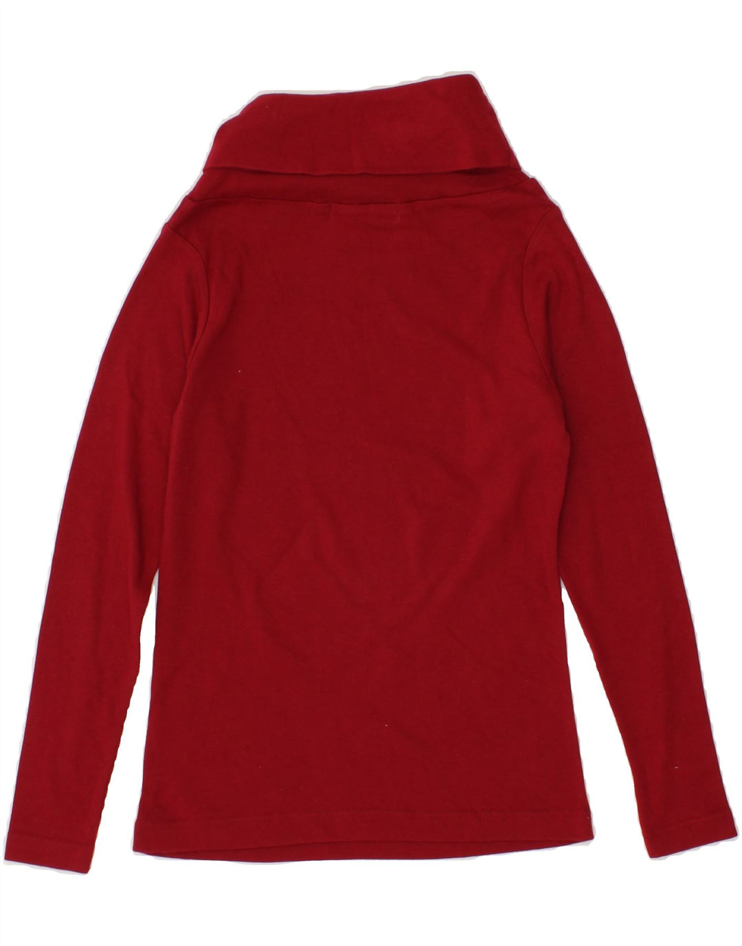 PACO Womens Hooded Top Long Sleeve UK 8 Small Red Cotton Vintage Paco and Second-Hand Paco from Messina Hembry 
