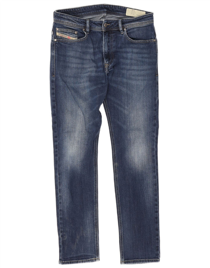 DIESEL Jeans Thavar Slim da Uomo W31 L29 Cotone Blu
