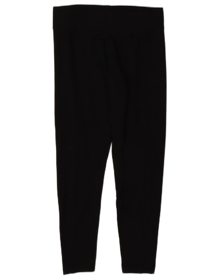 Leggings corti da donna Marks & Spencer UK 10 piccoli poliestere nero