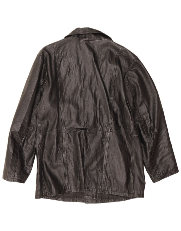 Giacca leggendaria Giacca in pelle da donna del 1957 IT 46 Grande pelle nera