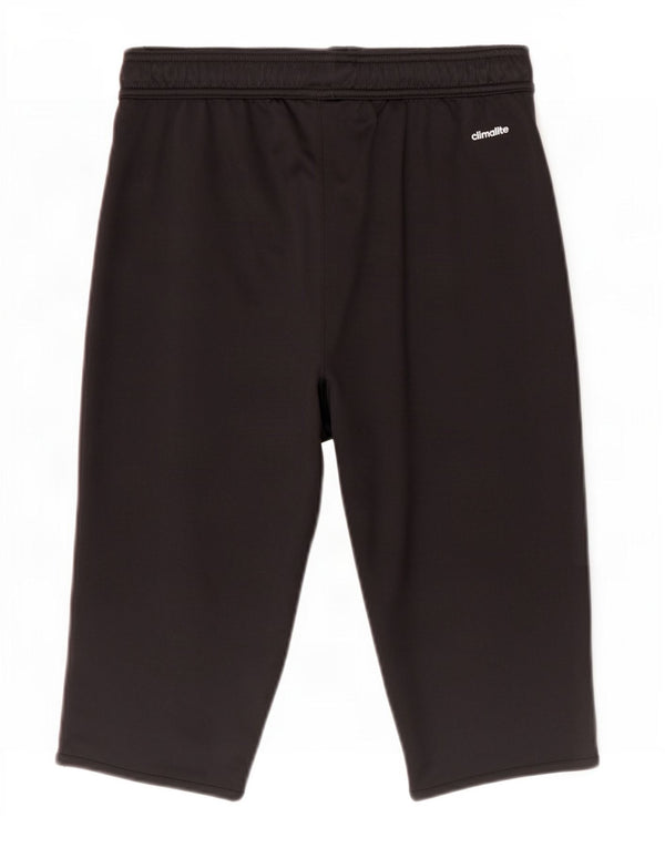Pantaloncini sportivi Adidas Climalite Bermuda da donna UK 10 piccoli poliestere nero