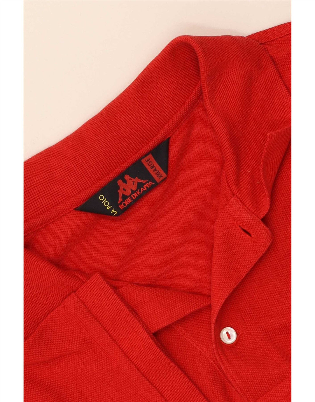 Polo Kappa da uomo 2XL rossa