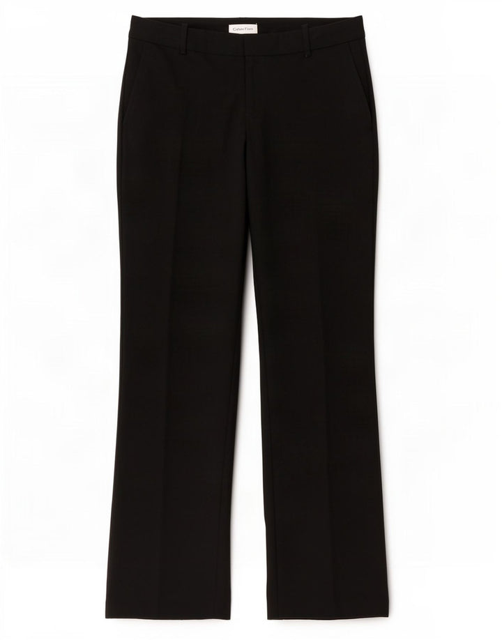 Pantaloni da abito bootcut da donna Calvin Klein W32 L30 poliestere nero