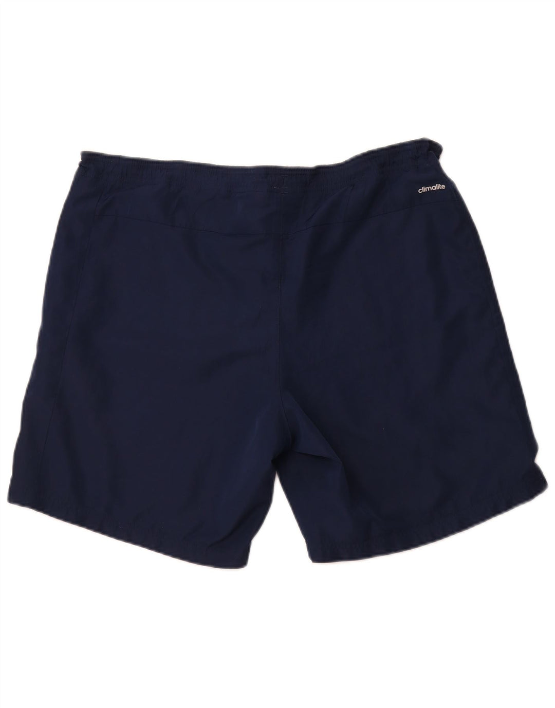 Pantaloncini sportivi ADIDAS Climalite da uomo grandi in poliestere blu navy