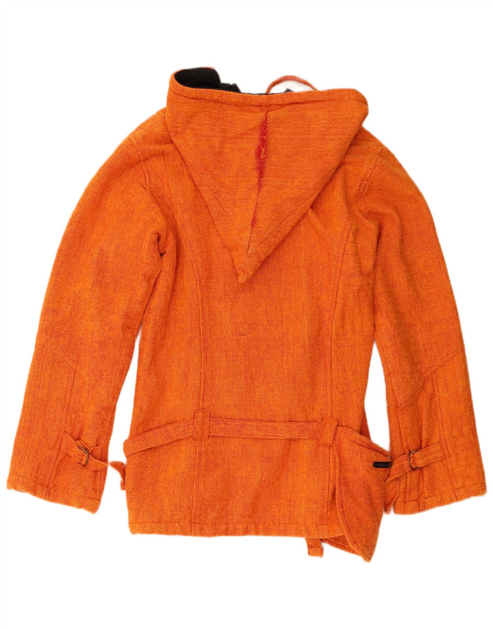 Bomber con cappuccio da donna Coline UK 12 cotone arancione medio