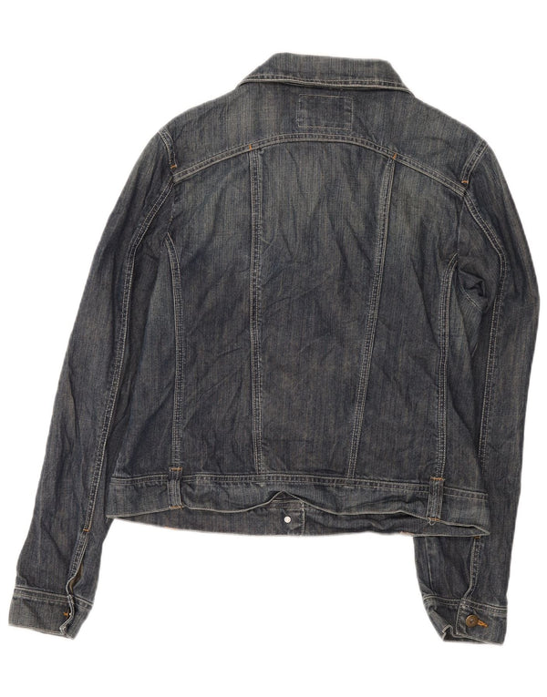 Giacca in denim corta da donna Kiabi UK 14 grande cotone blu