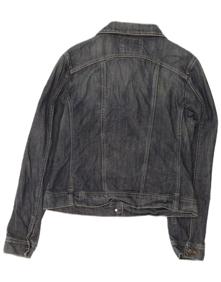 Giacca in denim corta da donna Kiabi UK 14 grande cotone blu