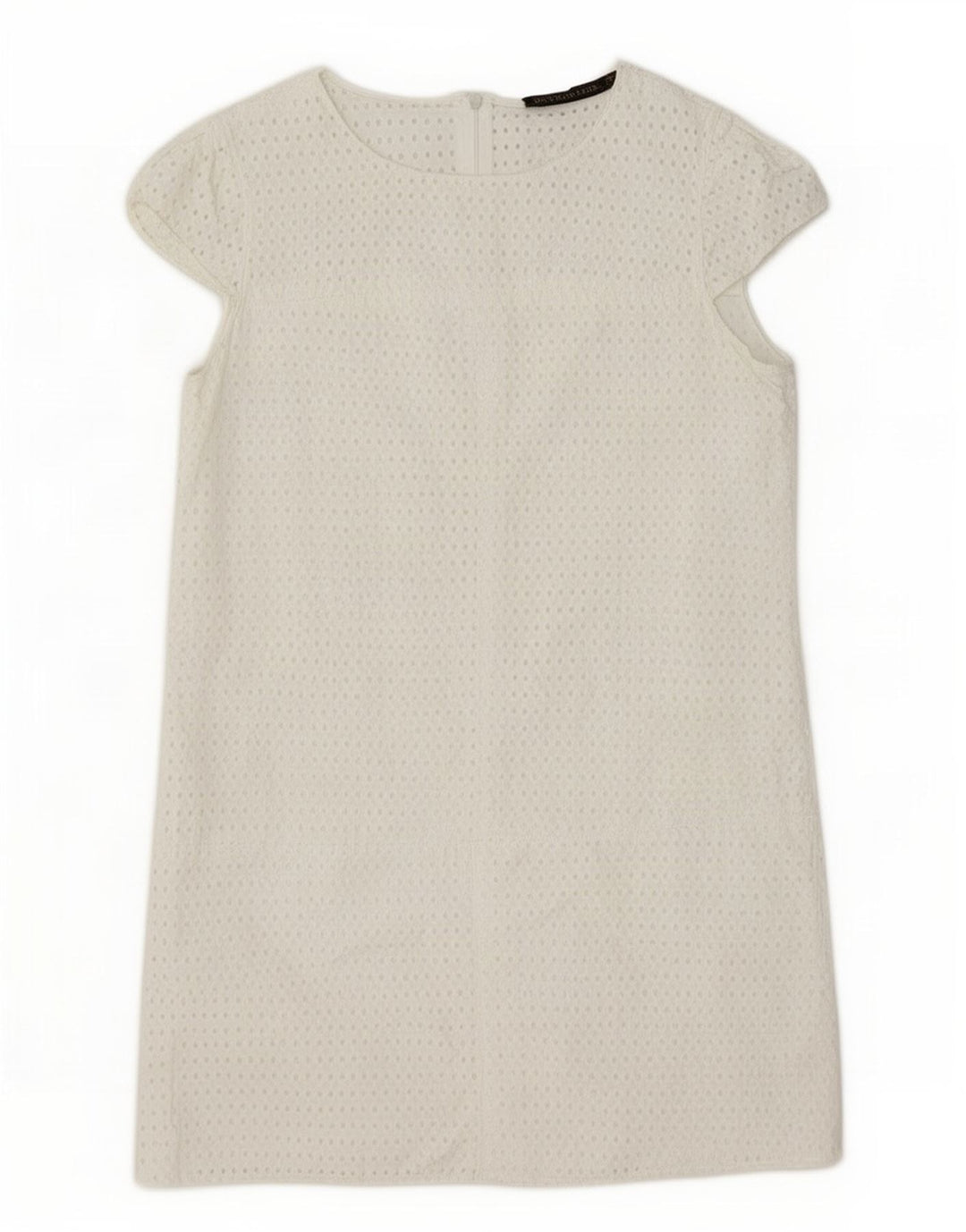 Abito a trapezio da donna Zara UK 12 bianco medio