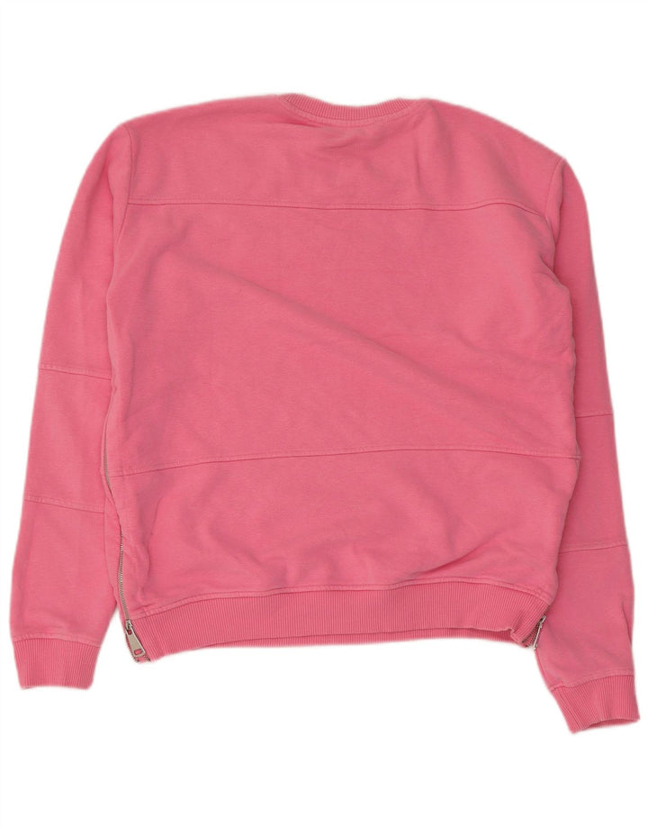 Felpa oversize da donna Zara UK 10 piccola rosa