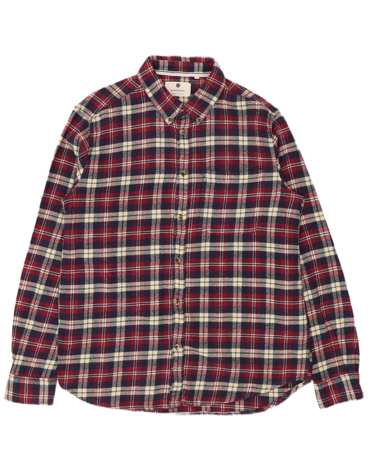 Camicia da uomo in flanella Anerkjendt, cotone a quadri multicolore medio