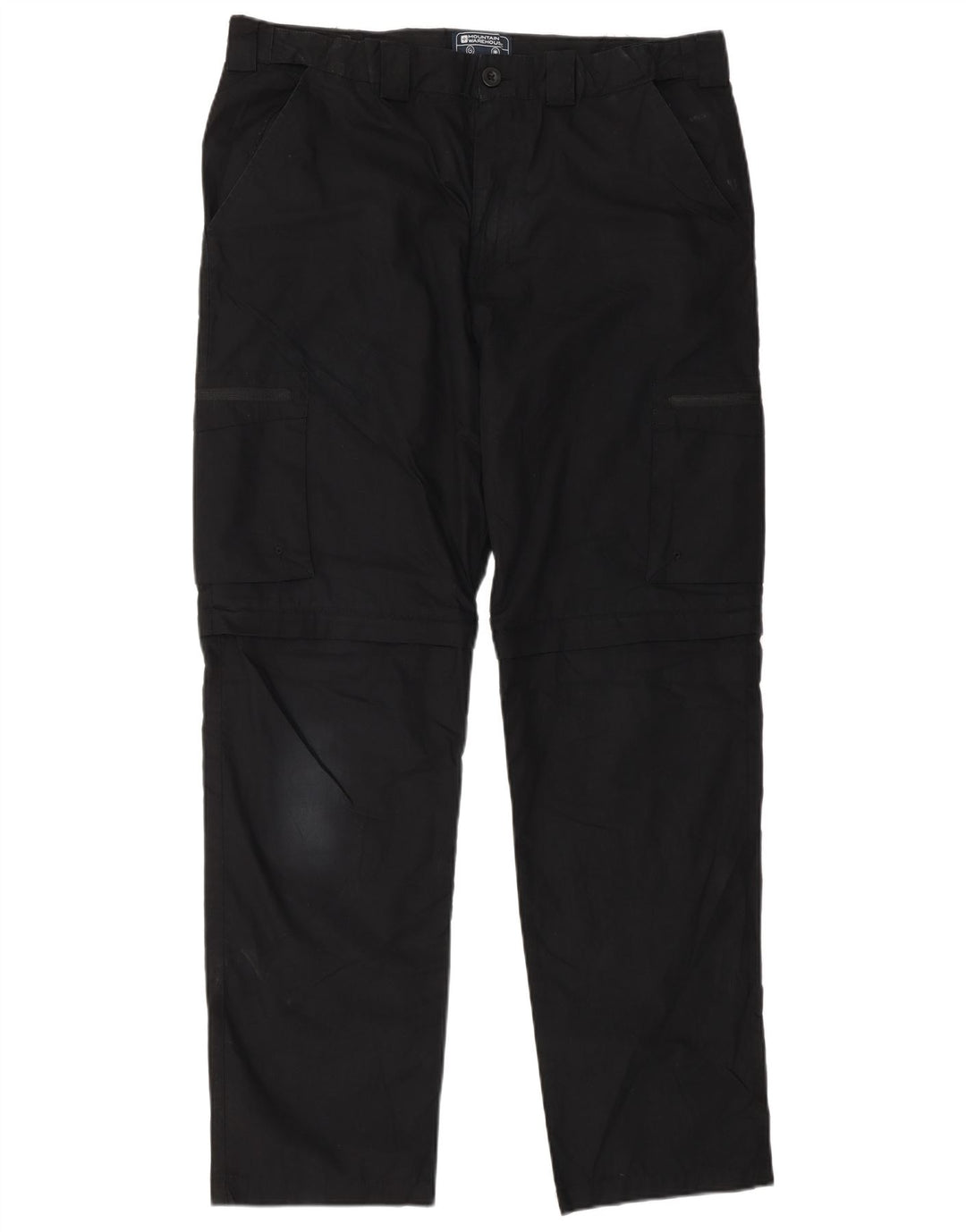 Pantaloni cargo dritti da uomo Mountain Warehouse W34 L32 poliestere nero
