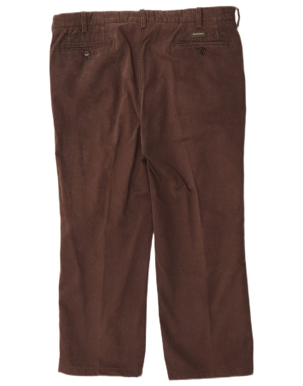 Pantaloni casual dritti da uomo Henry Cottons IT 54 2XL W42 L26 Cotone marrone
