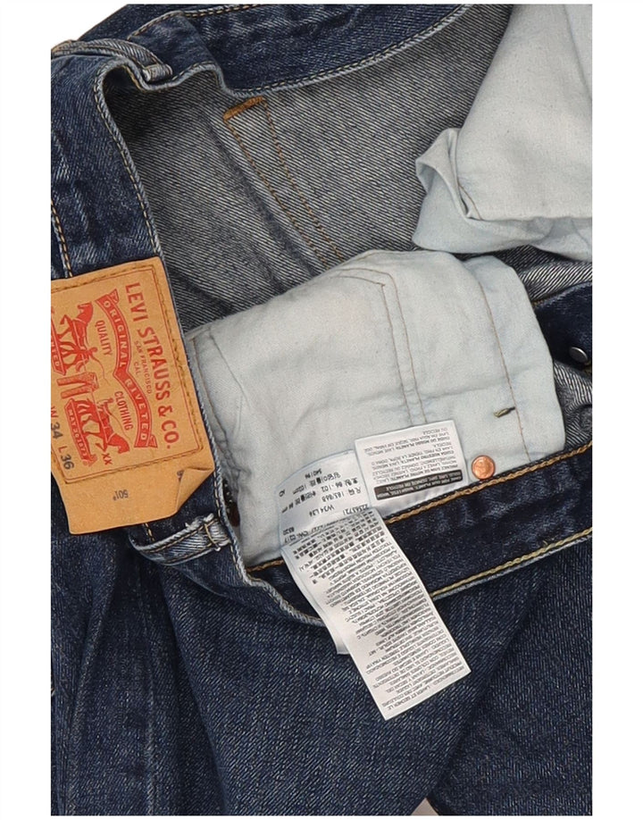Levi's Uomo 501 Jeans dritti W34 L36 Cotone Blu