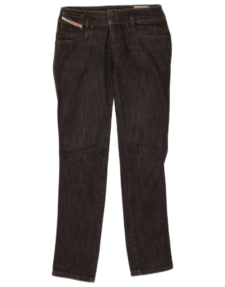 Jeans dritti Matic da donna Diesel W26 L31 cotone nero