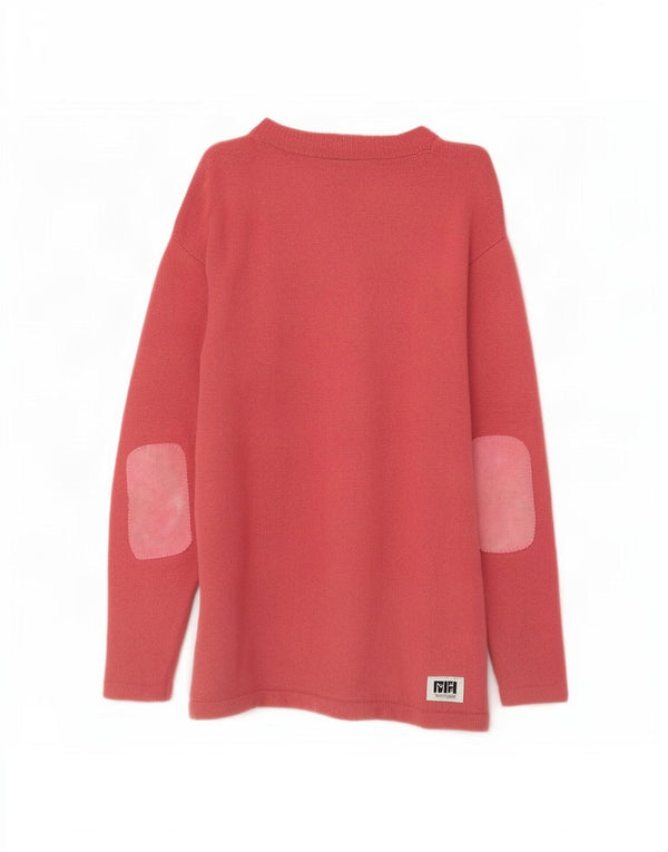 Laura Ashley Maglione cardigan lungo da donna UK 14 Large Pink New Wool