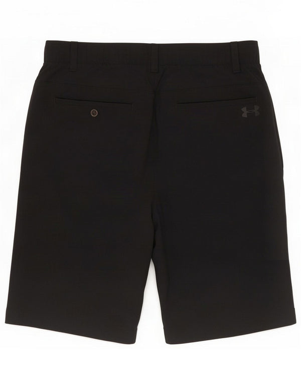 Under Armour Mens Heat Gear Chino Shorts Medium W32 Black Nylon