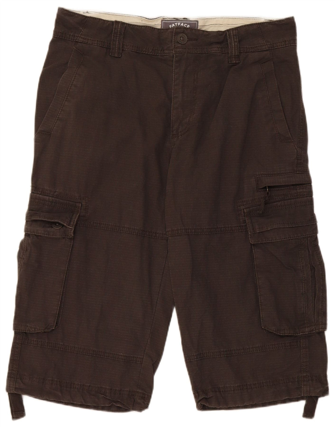 Pantaloncini bermuda cargo da uomo Fat Face W32 in cotone grigio medio