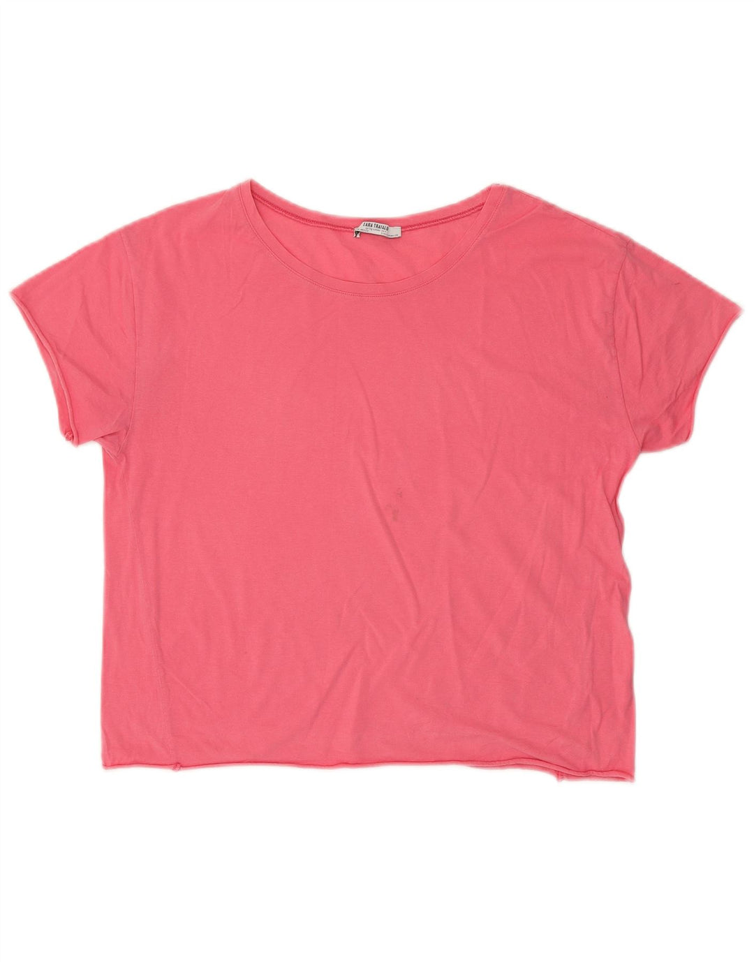 T-shirt Zara Trafaluc da donna UK 14 rosa medio