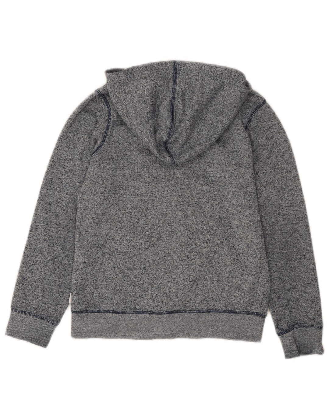 Maglione con cappuccio e zip CONVERSE per ragazzi All Star 5-6 anni in cotone screziato blu