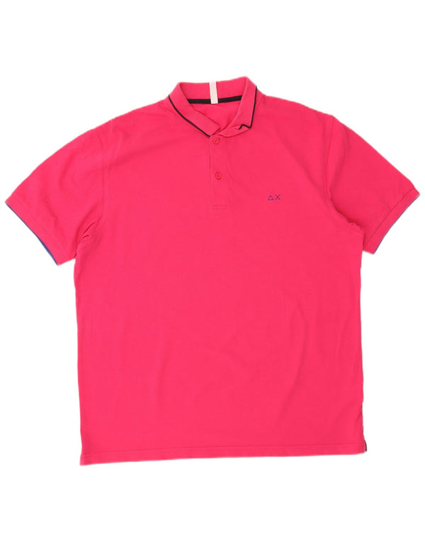 Polo da uomo Sun68 2XL cotone rosa