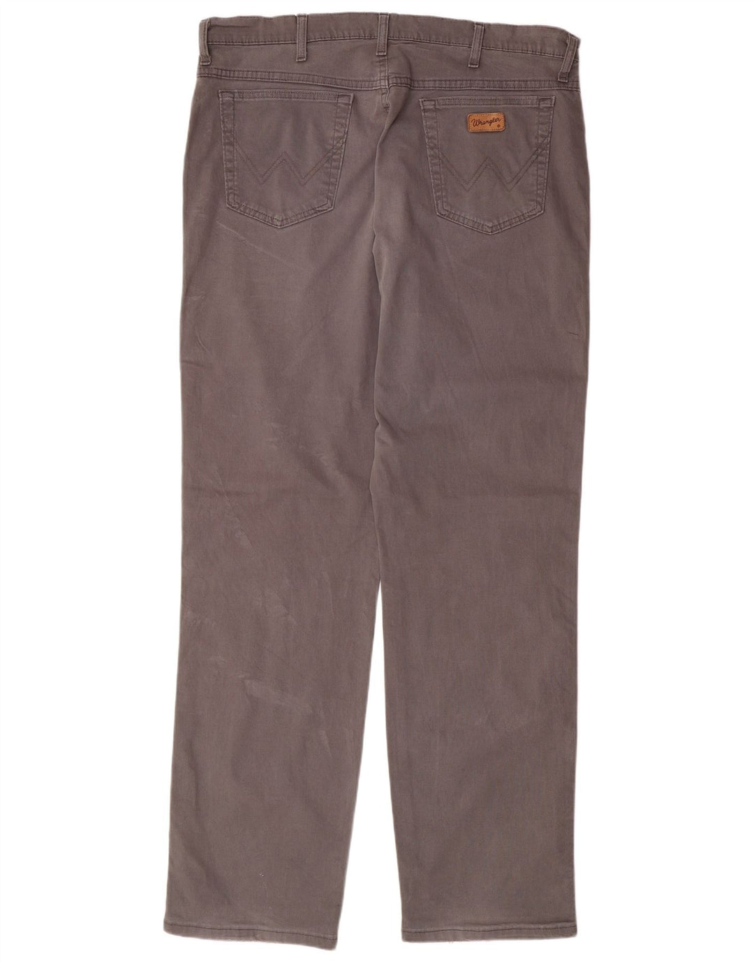Pantaloni casual dritti da uomo WRANGLER W38 L34 cotone grigio