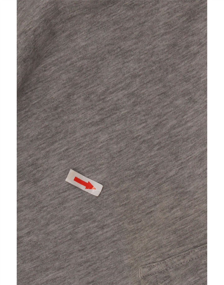 Felpa con cappuccio da uomo Champion Large in cotone grigio