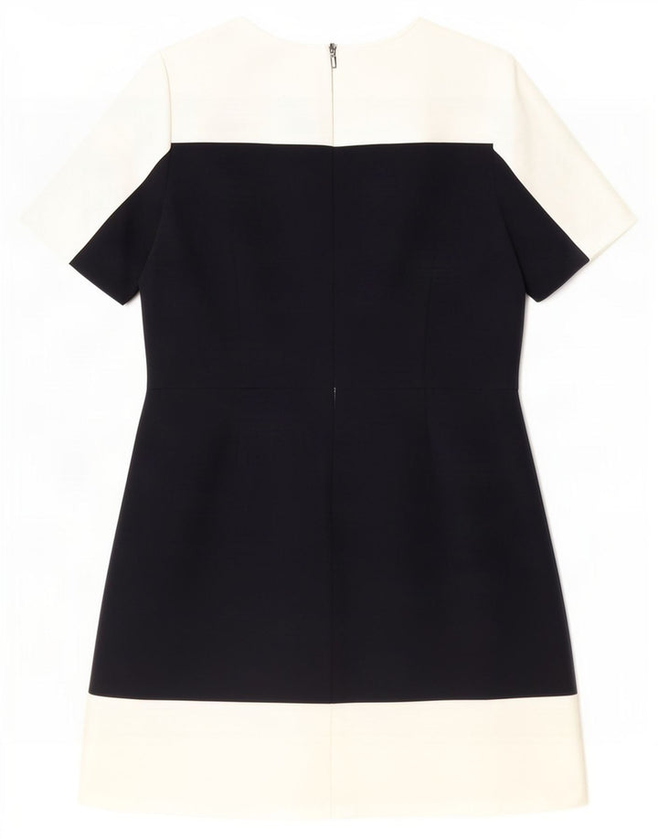 Abito a trapezio da donna Tommy Hilfiger UK 14 Large Nero Colourblock Poliestere
