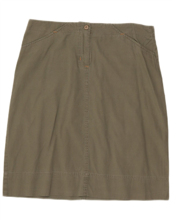 Gonna a trapezio da donna Awear US 14 XL W33 cotone verde